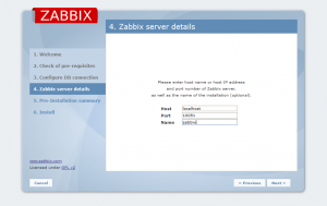 Zabbix Web初期設定 4